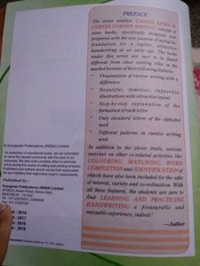Cursive Writing Book With Coloring Bookk