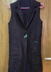 Sleeveless Blazer Vest