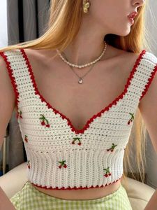 Crochet Bralet, Backless Or Cherry Top