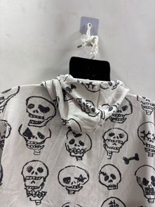 Skull Print Hoodie