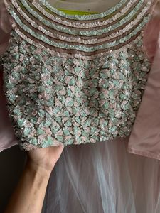 Elegant Pink Embroidered Blouse