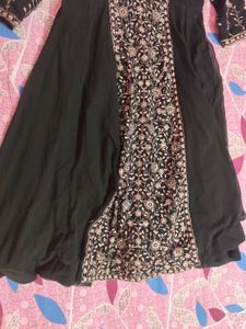 Elegant Dark Green Fully Embroidered Set