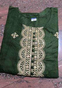 Teal Zoya Kurti with Embellishments