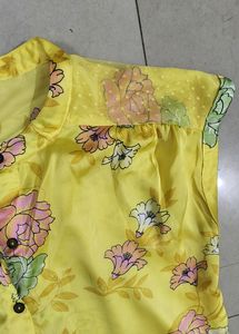 ZIVAME Sultry Night Suit Yellow