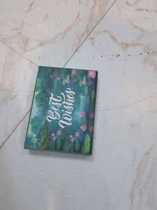 Best Wishes silver coin empty box