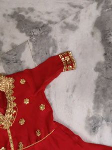 Red Anarkali Kurti