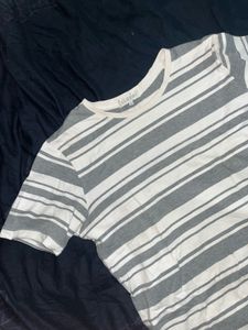 Tshirt - White &amp; Grey