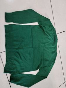 Emerald Green Pullover Sweater