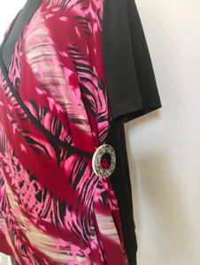 Plus Size Stylish Printed Top