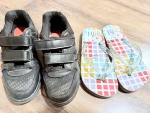 Kids Shoe Bundle - Sneakers and Flip Flops
