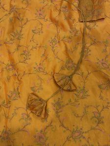 Floral Yellow Anarkali Kurta