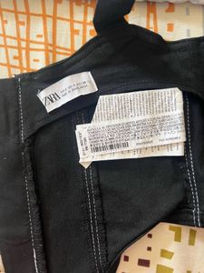 Zara black Corset Top