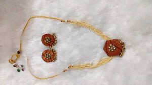Handmade Necklace &amp; Earring Set