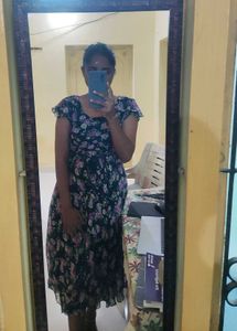 Black Georgette Frock