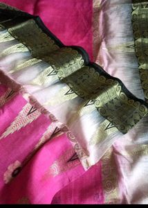 Bengal handloom Tussar Saree Without blouse Piece