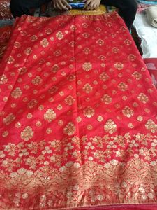 🔥Red &amp; Gold  Wedding Banarasi Sari🔥