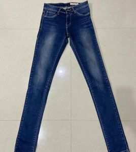 SPYKAR Dark Blue Denim Low-Rise Jeans