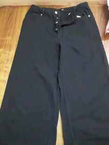 Rio Black Wide Leg Jeans