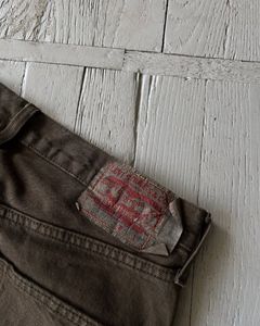 Brown Straight Leg Jeans