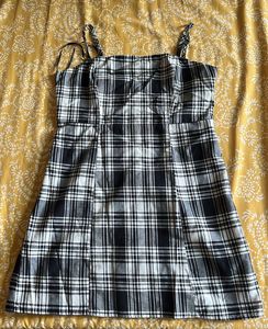 Plaid Mini Dress