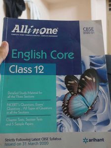 All In One English Core Class 12 CBSE