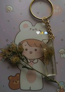 Homemade Resin Art Keychain..