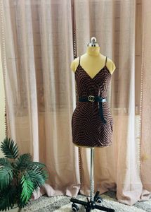 Check Dress Size S/M