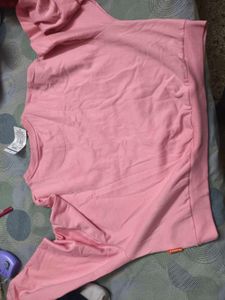 Teamspirit Pink Sweatshirt in XXL size loose fit