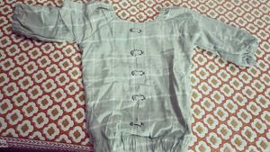 Checked Button-Down Top