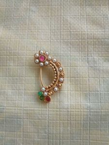 💫 Traditional Nose Ring (Nath) – New