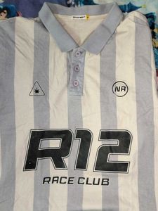 Striped Long Sleeve Polo Shirt | Bewakoof Original