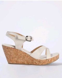 Strappy Wedges With Buckle Closure