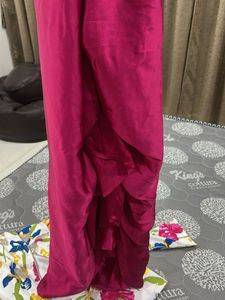 trendy jacket with dhoti skirt set