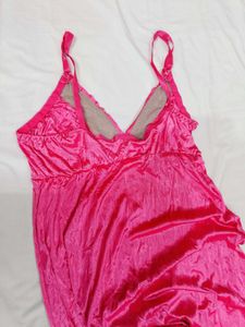 🇳🇿💫🔥Hot sexy look Elegant Pink Night gown