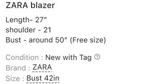 Zara Blazer