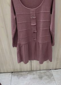 Semi-wool Dress