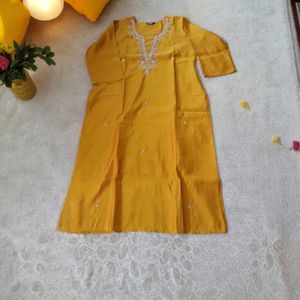 Elegant Yellow Kurta