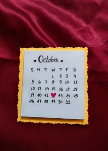 Handmade Calendar Card