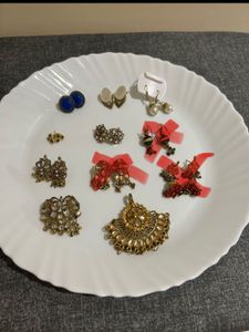 4 Pairs Fresh Ear Studs