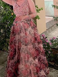 Floral Lehenga Choli Set