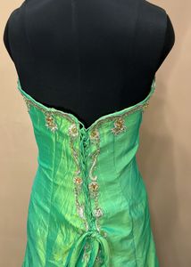 Bust Adjustable Green Gown
