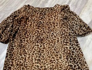 Cheetah Printed Top