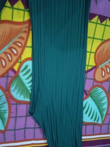 Green Pleated Palazzo Pants