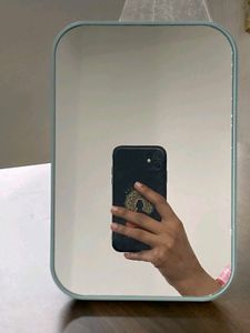 Cute Aesthetic Mirror In Blue Colour
