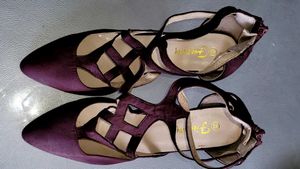 Burgundy Heels