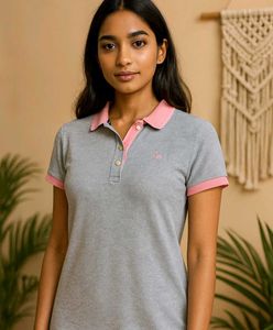 🎄Buy 1, Get 1 Free🎁Size S/M Gray Polo Top