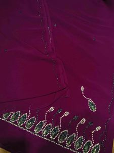 hand work heavy saree...