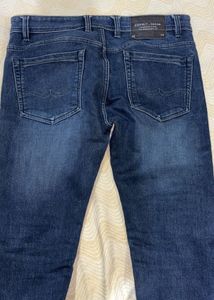 Dark Blue Denim Jeans