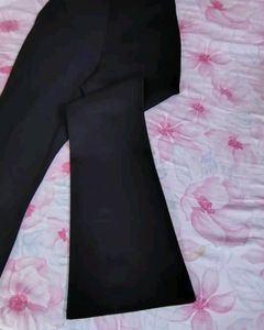 SASSAFRAS Black Bootcut Trousers