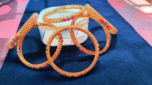 Gold Covering Bangles